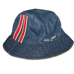 Vintage Baby Phat Demin Bucket Hat Men's Streetwear y2K Hip Hop